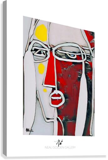 Red Face Canvas Print