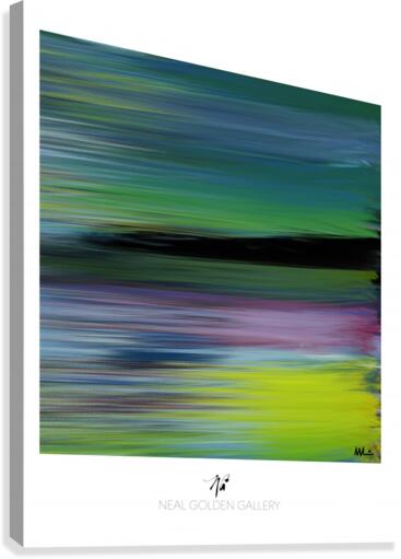 Green landscape Canvas Print
