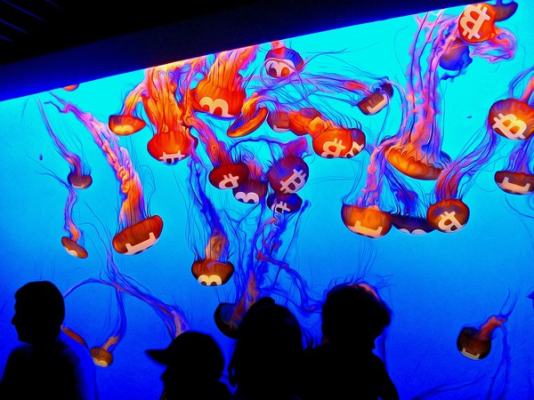 Bitcoin Jellyfish by J R Picard