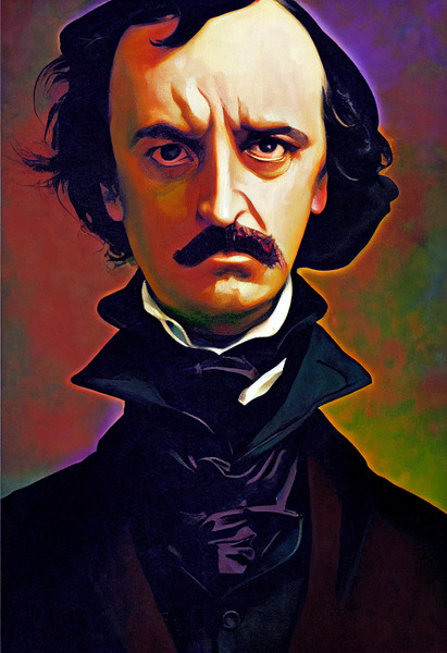 Edgar Allen Poe by J R Picard