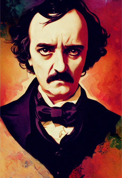 Edgar Allen Poe 2 by J R Picard
