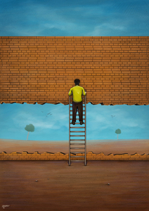 The wall flies
