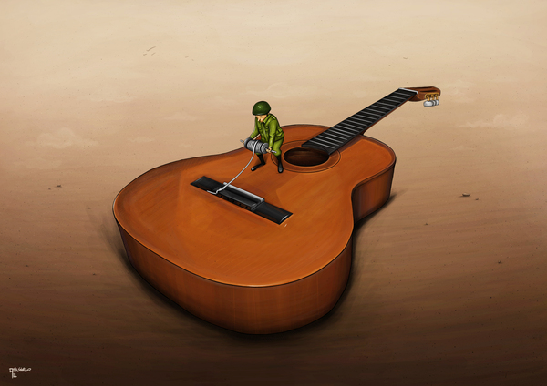 Peace Music Print