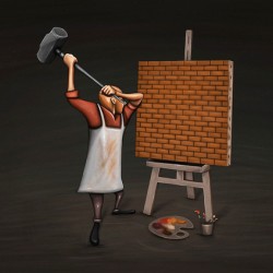 Painter And Wall