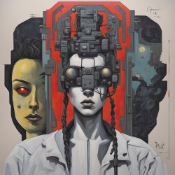 Study of a Woman Cyborg