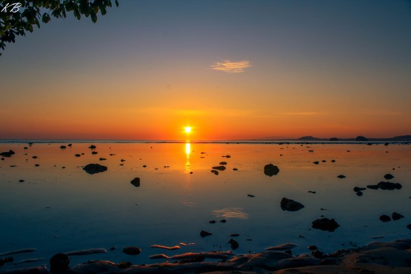 Sunrise Papua New Guinea Coast  by Koisen Wanori
