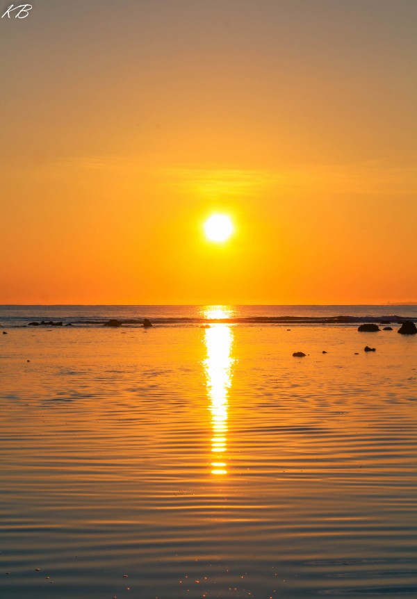 Sunrise Papua New Guinea Coast  by Koisen Wanori