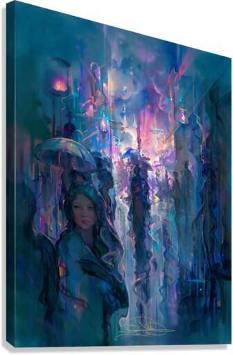 Night Street Canvas Print