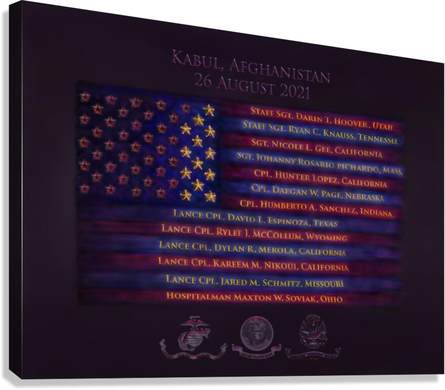 Fallen Heroes of Wars End  Canvas Print