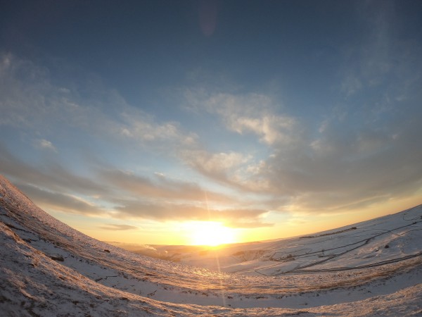 Sunrise Peak District Mam Tor  by VantagePoint