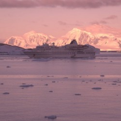 Antarctica sunset 