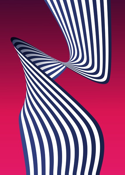 Abstract Striped Warp by BadrBrand