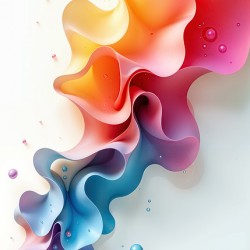 Abstract Colorful Swirls