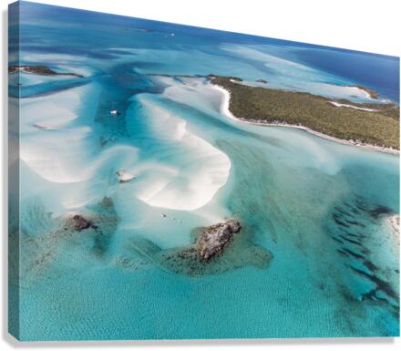 Exuma Azure Canvas Print