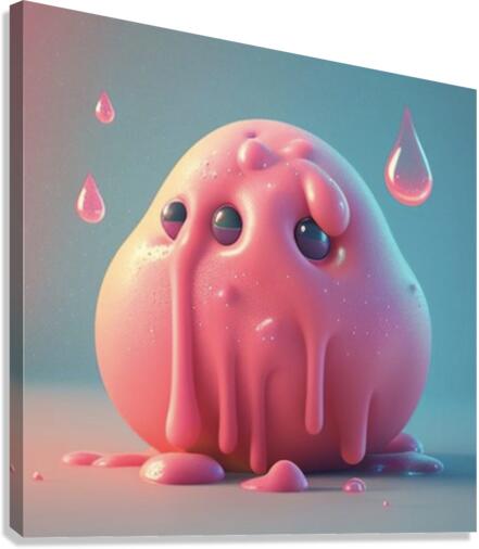 STICKY DRIP Canvas Print