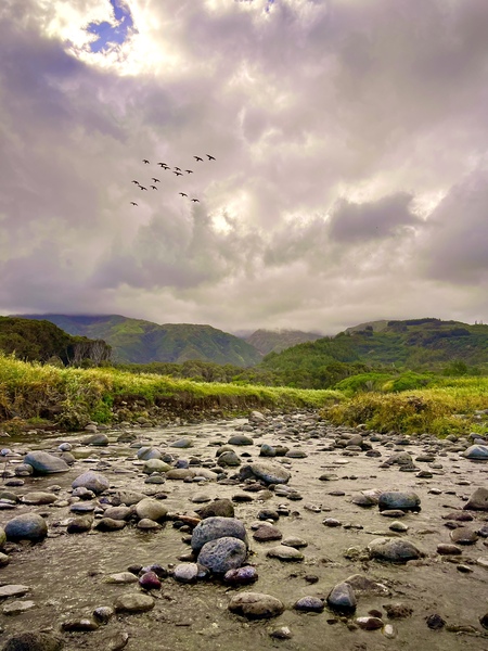 A Valley Below Print