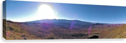 Sunset Point Sun Canvas Print