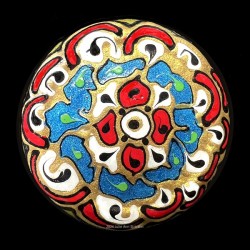 ‘Juicy Slice of Space Age Fruit’- Mandala by Julie Ann Stricklin