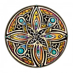 Blooming Mandala by Julie Ann Strickliin