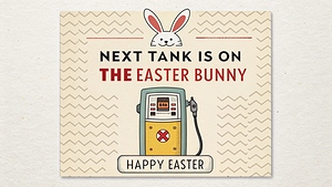 Easter Bunny Gas Money Gift Holder V3