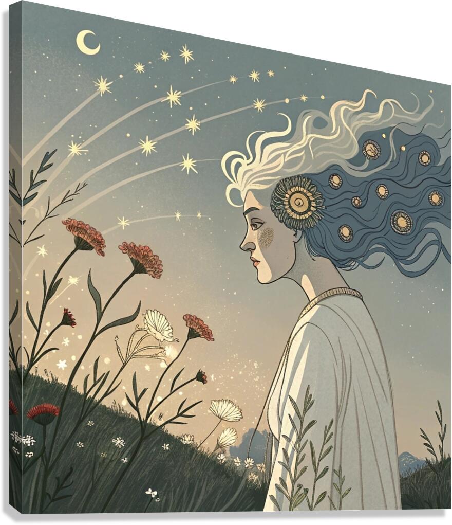 Cosmic Oracle Version 1 Canvas Print