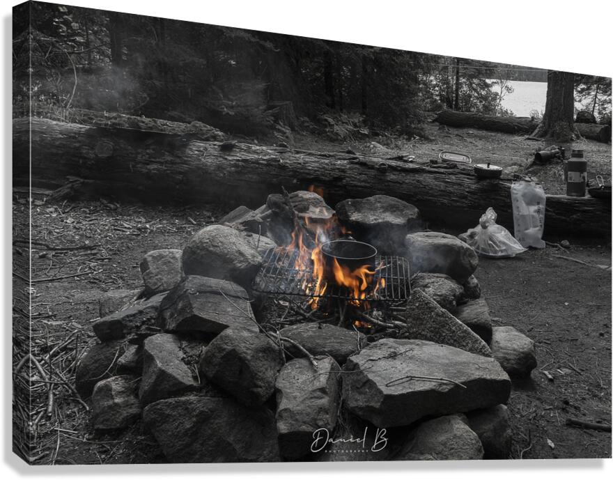 Backcountry Cooking Canvas Print