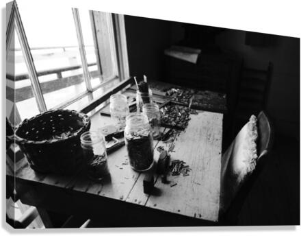 The Printers Desk  Canvas Print