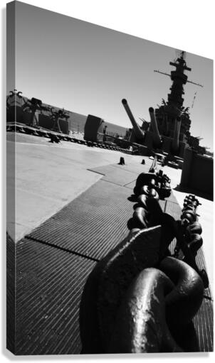 Chains and Guns  Canvas Print