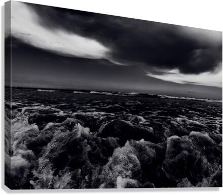 Dark Water and Dark Sky  Canvas Print