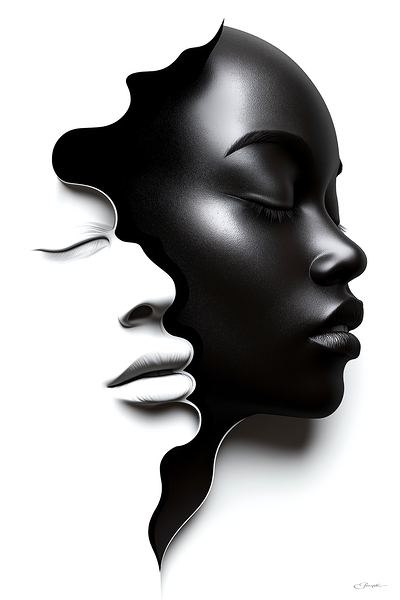 Between Two Selves Print