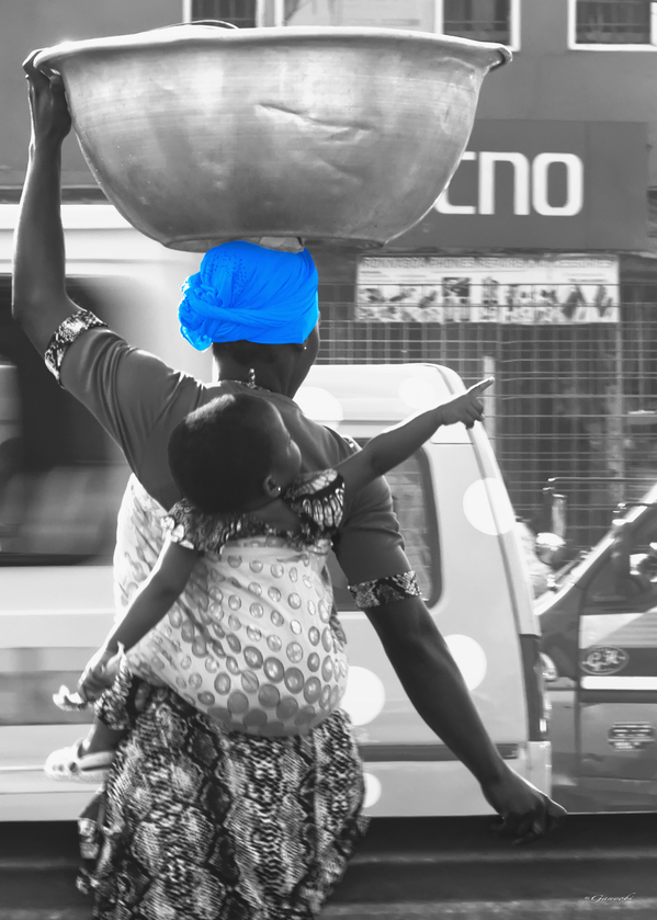 Ghanaian Grit: Women Balancing Babies and Dreams in Accra by Ganyobiphotos