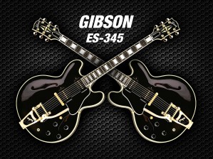 Double black gibson-es-345