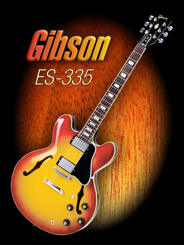 Wonderful Gibson ES-335 by shavit mason