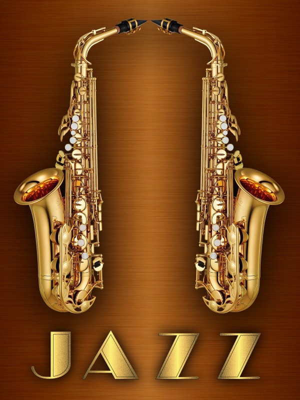 Gold jazz  Print