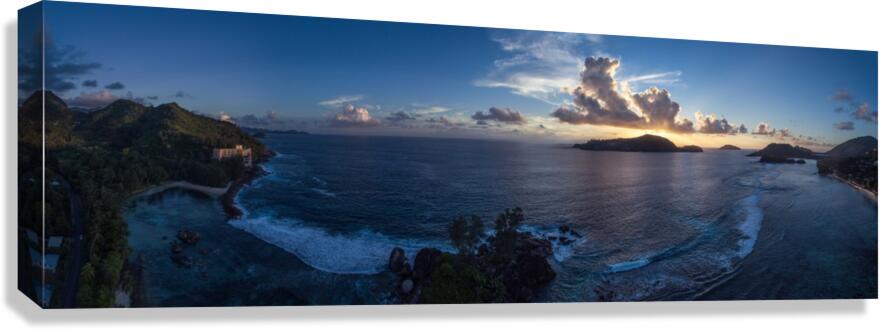 Sunset Seychelles Canvas Print