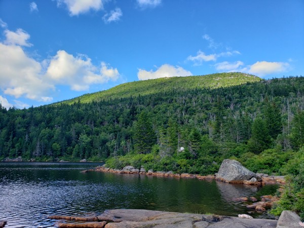 Lake on Top of A Mountain Print