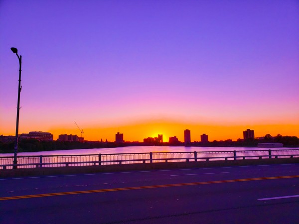 Vibrant Boston Sunset Print