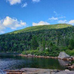 Lake on Top of A Mountain