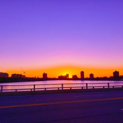 Vibrant Boston Sunset