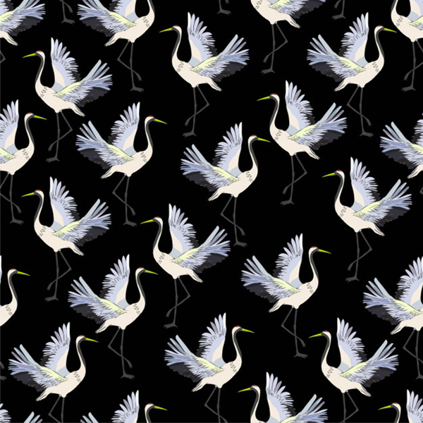 crane pattern Print