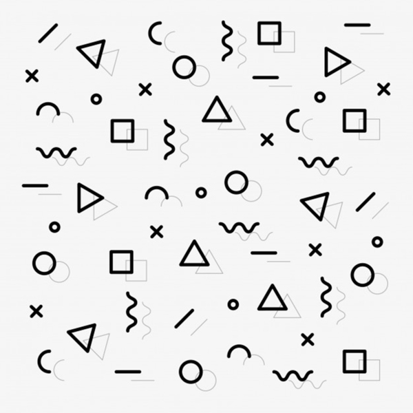 memphis pattern Print