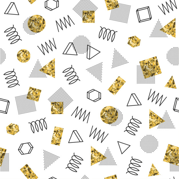memphis seamless patterns Print