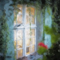 Midnight Garden Window 