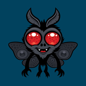 Creepy Cute Cryptid Mothman Monster