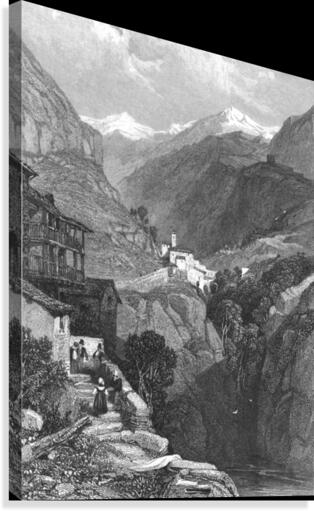 Fort de Bard Canvas Print