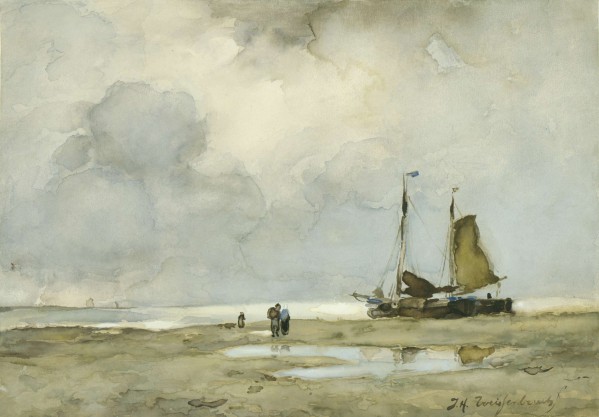 Strandgezicht Print