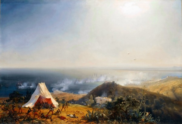 Attack of Algiers by Sea Print