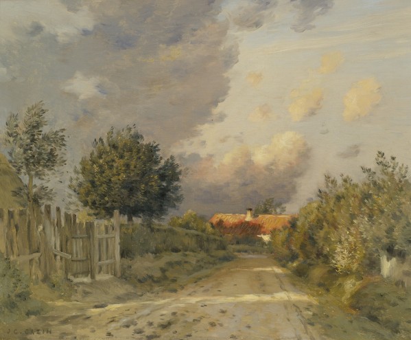 A country road in summer Print