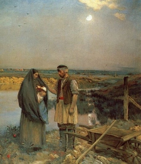 Die muede Wanderer Print