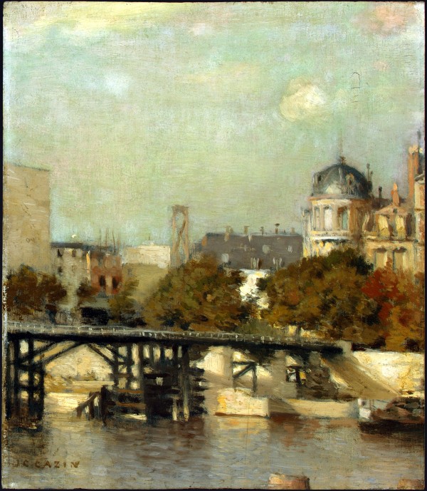 Scene with Bridge Print